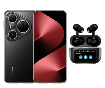 Smartfon Huawei Pura 80 Ultra 16/512GB czarny 120Hz+ Smart Buds Pro